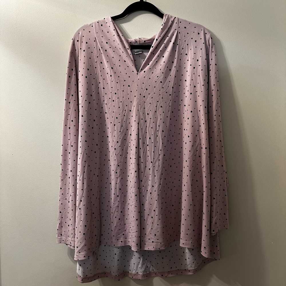 CJ Banks Pink Shirt 2X